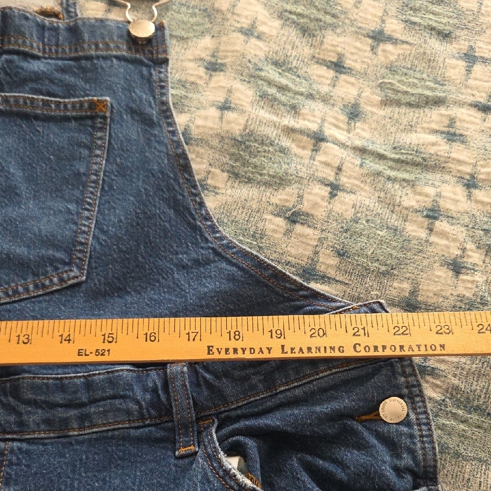 Women's Blue Denim Overalls - Picture 10 of 16